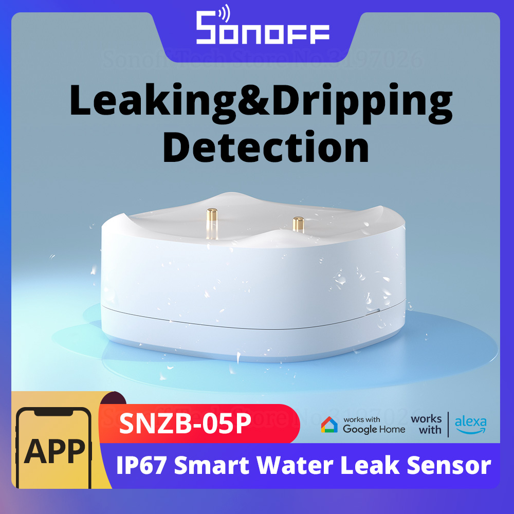 Sonoff Mini R4 - SONOFF SNZB-05P Zigbee スマート水漏れセンサー 漏れ&滴下検出 リアルタイムアラート