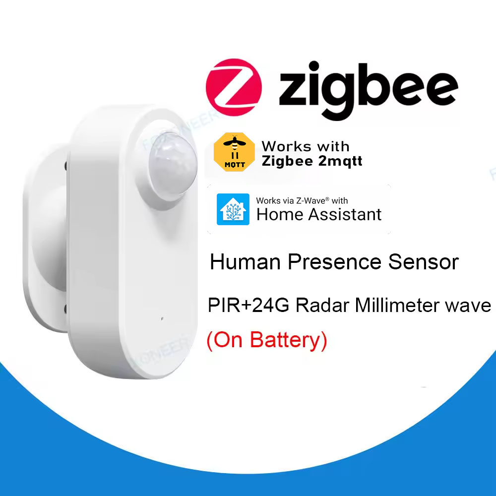 Tasmota - スマート Zigbee 人存在検出器、輝度/距離検出、スマート PIR モーションセンサーサポート Zigbee