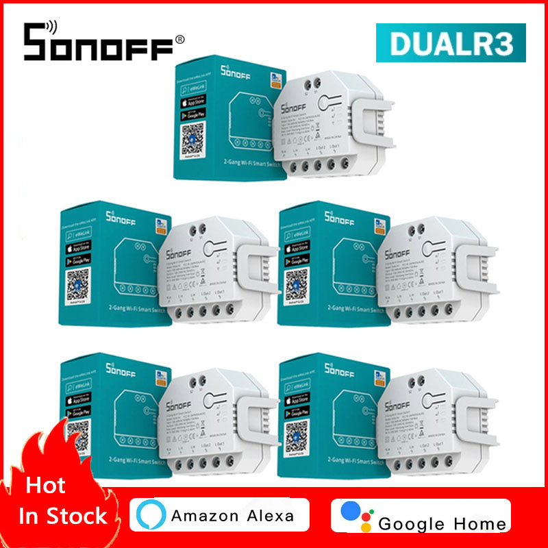 Sonoff - SONOFF DUAL R3 2連スマートリレーモジュール DIYミニスマートスイッチ 電力計測
