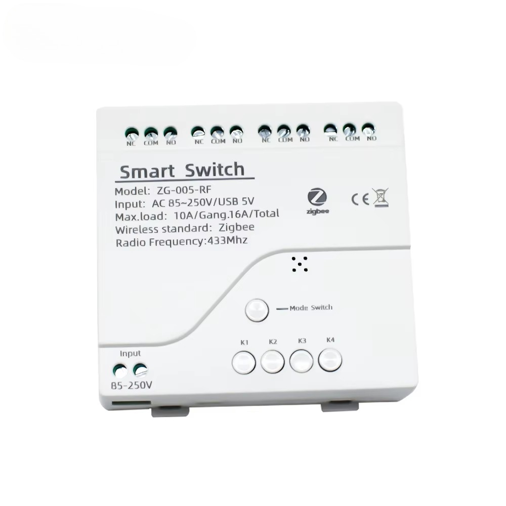 Smart Relay Tuya - Tuya 4CH Zigbeeスイッチリレーモジュール USB 5V AC