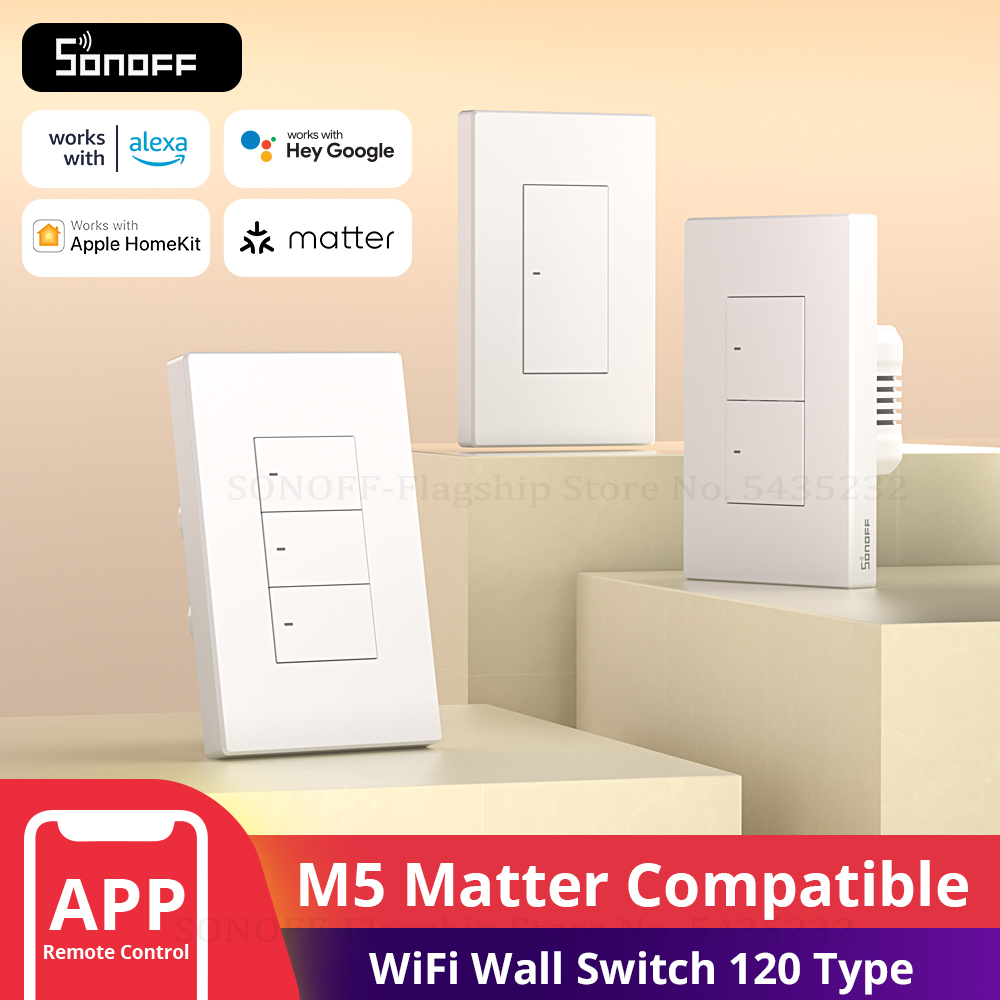 Sonoff Basic - SONOFF M5 Matter WiFi スマートウォールスイッチ スマートホーム