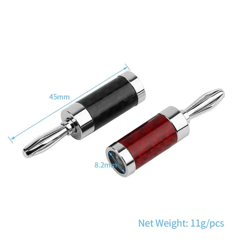 4mmバナナプラグ,コネクタ,オス,ネジ付き,Tメッキカーボ - Shelly Plug のレビューと価格