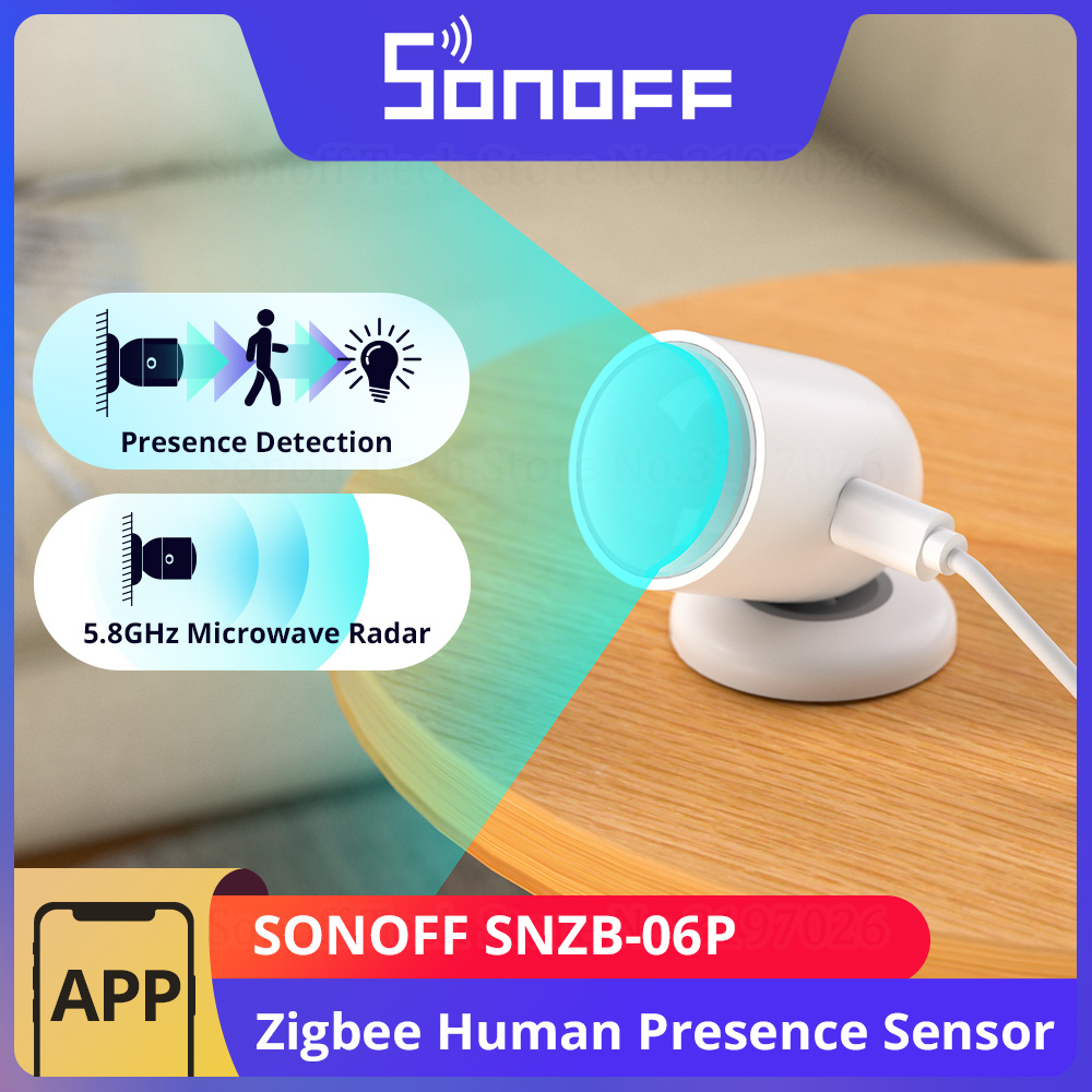 Sonoff-zigbee人体存在センサー、光検知、電子レー - Sonoff Mini R4 のレビューと価格