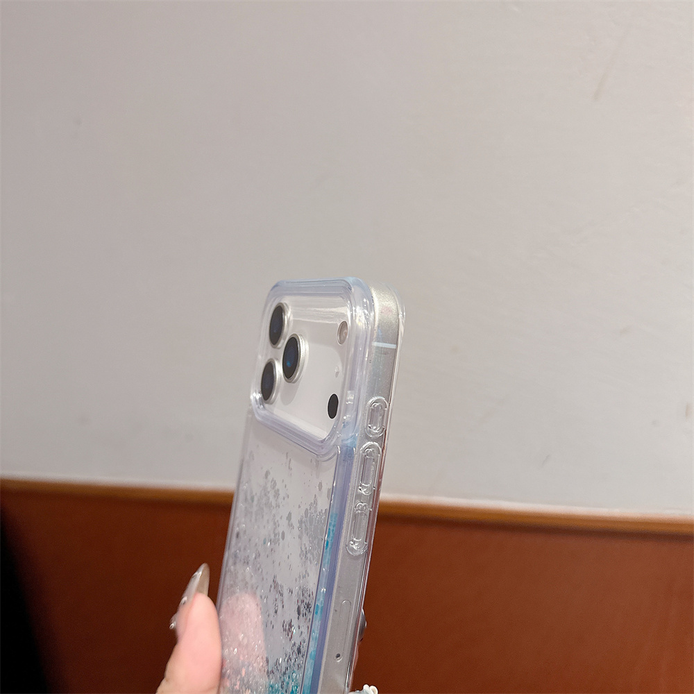 iPhone 17/16 Pro Max用キラキラ流砂ケース - Shelly のレビューと価格
