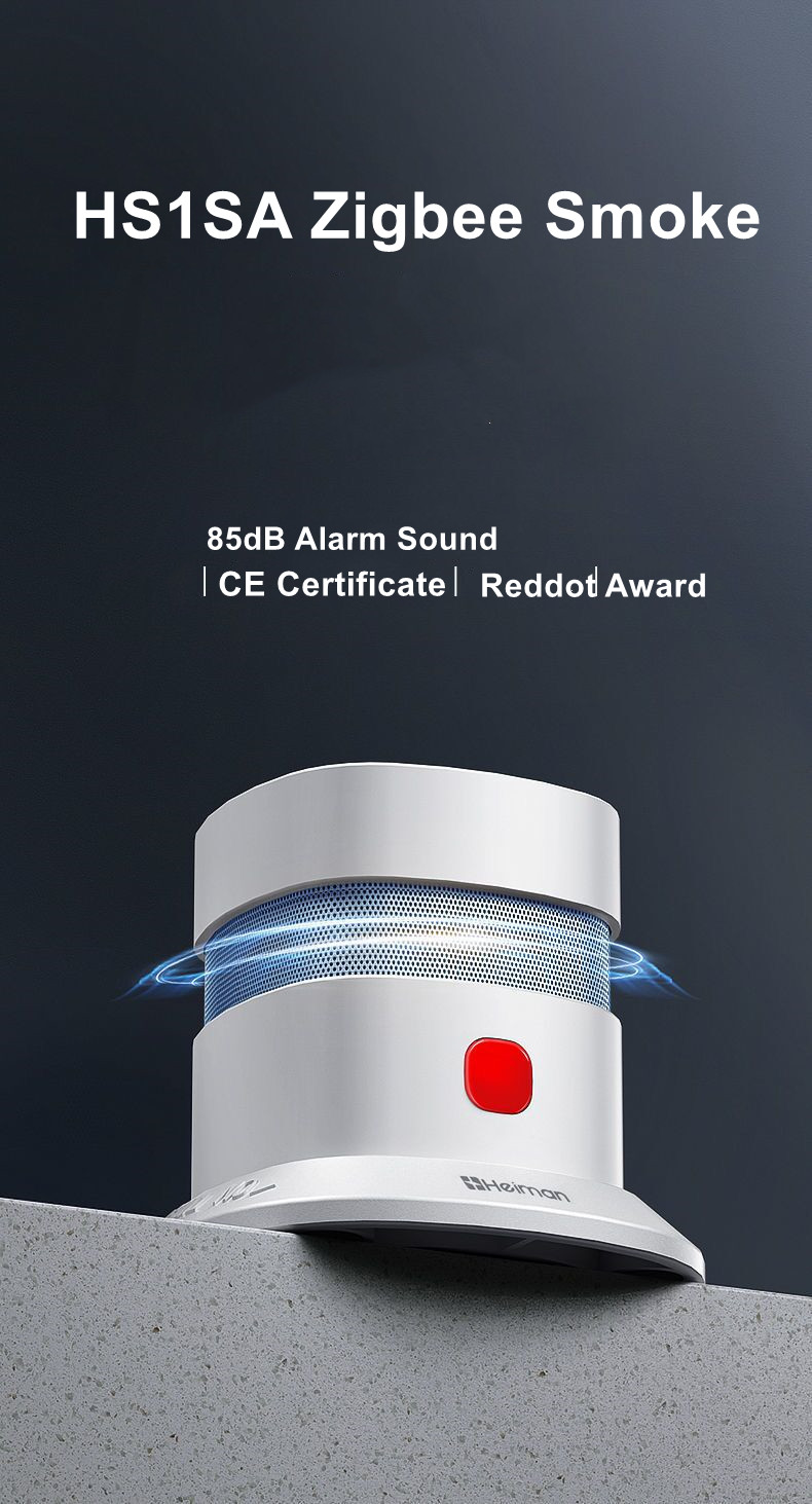 Tuya スマート Zigbee 煙探知機 85dB 大音量 - Home Assistant Tuya のレビューと価格