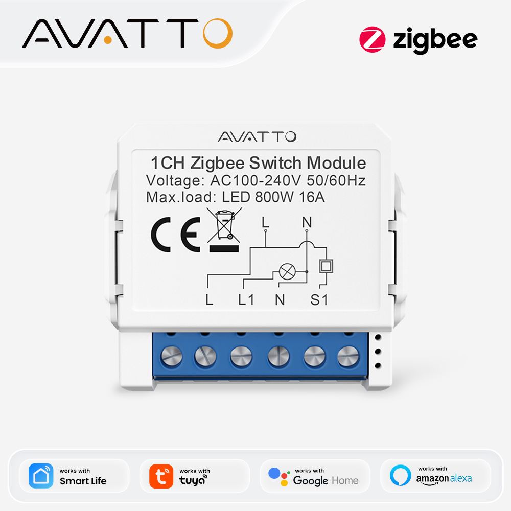 AVATTO ZigBee Tuya 1/2/3/4 グルー - Tuya 4 Channel のレビューと価格