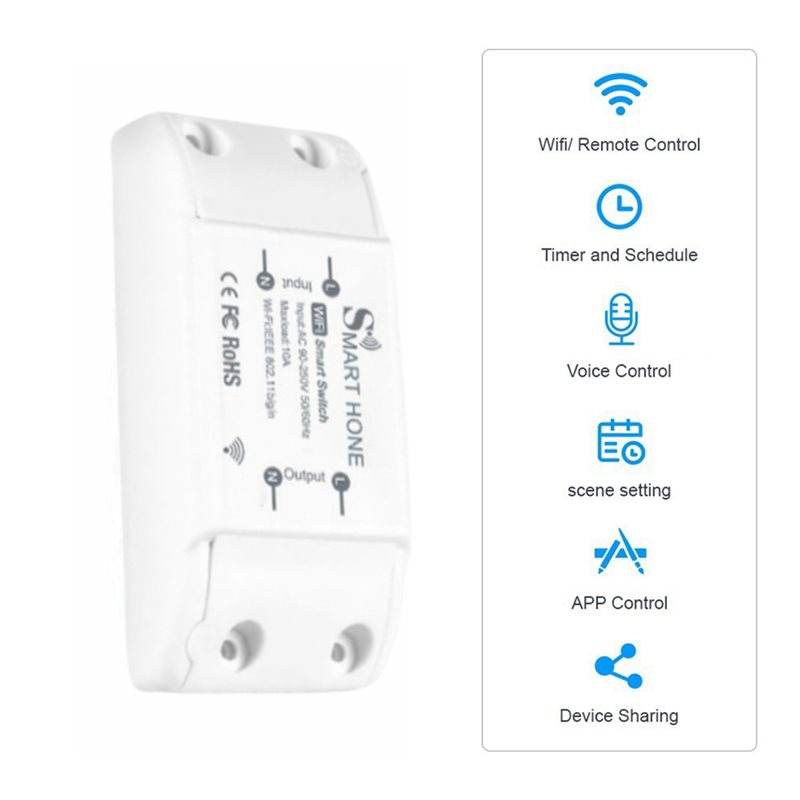 AB33-4X スマートスイッチ Tuya スマートホーム  - Smart Relay Tuya のレビューと価格