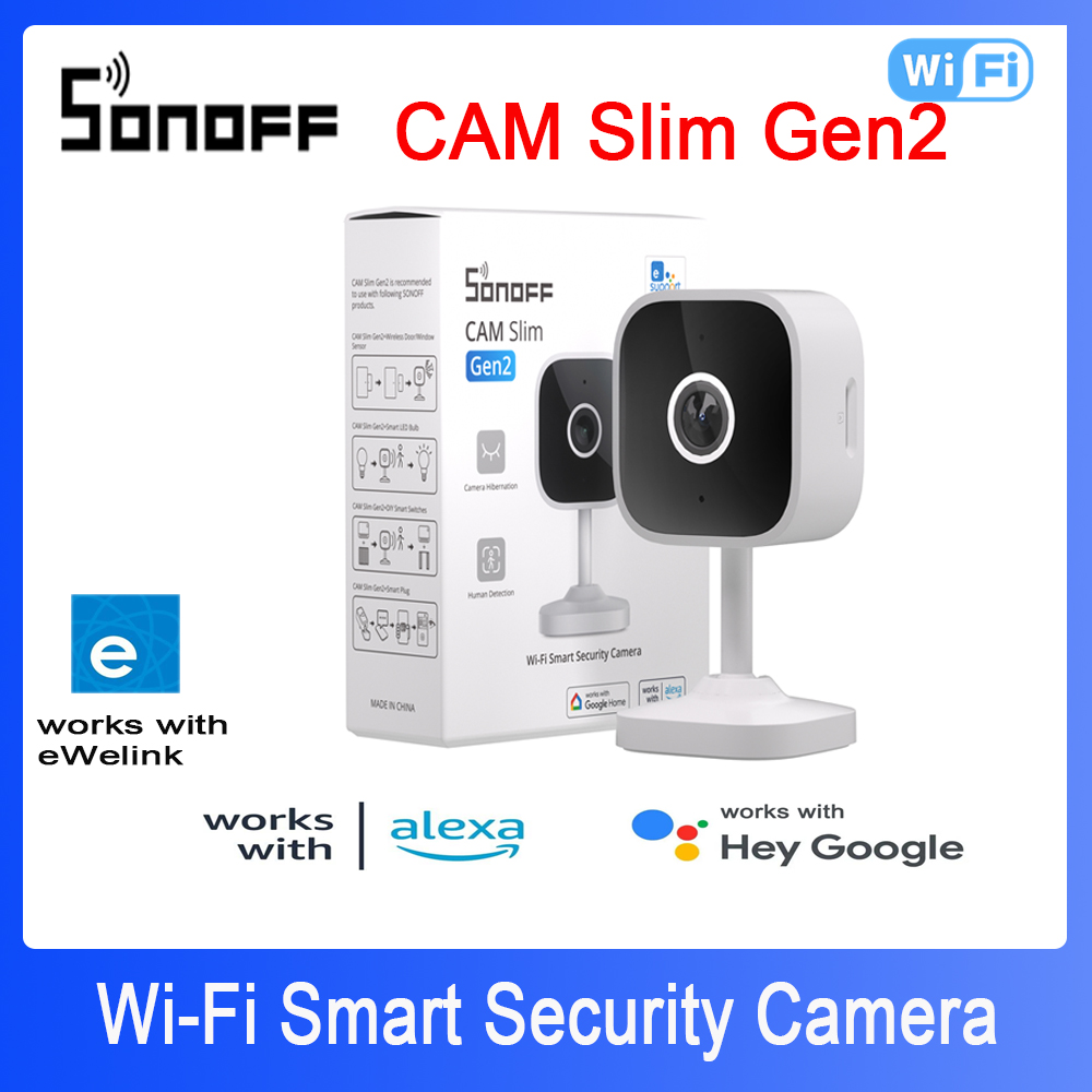 Sonoff-スマートホームセキュリティカメラ,wifi,1 - Sonoff のレビューと価格