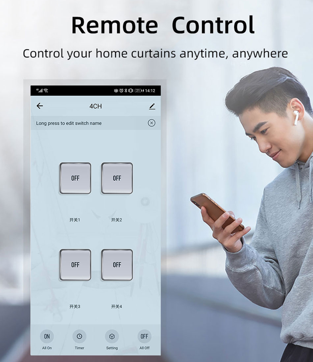 Tuya 4CH Zigbeeスイッチリレーモジュール US - Smart Relay Tuya のレビューと価格